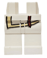 Hips and Legs with Tan Shirt Edge and Brown Strap Pattern