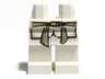 Hips and Legs with Robe Ends and Light Bluish Gray Sash Belt Pattern