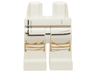 Hips and Legs with SW White Leggings, Puttees Loose, Thin Wrap Pattern