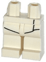 Hips and Legs with Black Fencing Plastron Outline Pattern