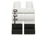 Hips and Legs with 3 Black and Gray Clasps and Black Boots Pattern