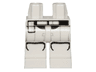Hips and Legs with SW Stormtrooper Ep. 7 Black and Light Bluish Gray Lines Armor Pattern