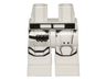 Hips and Legs with SW Flametrooper Ep. 7 Black and Gray Lines Armor with Bullet Belt in Right Leg Pattern