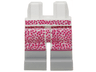 Hips and Legs with Skirt with Pink Dots and Light Bluish Gray Boots Pattern