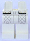 Hips and Legs with Checkered Silver Coattails Pattern