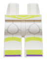 Hips and Legs with Lime Belt, Knee Pads and Toes with Dark Purple Trim Pattern