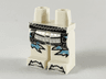 Hips and Legs with Silver Belt, Trim, Toes and Medium Azure Icicles Pattern
