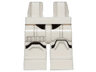 Hips and Legs with SW Stormtrooper Black and Light Bluish Gray Markings Pattern