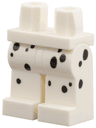 Hips and Legs with Black Spots Pattern