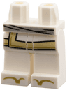 Hips and Legs with Light Bluish Gray Sash, Tan Coat Hem with Gold Trim Pattern