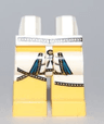 Hips and Yellow Legs with Gold Cord Trimmed Pharaoh's Tunic Pattern