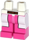 Hips and Dark Pink Legs with White Lab Coat and Brown Belt Pattern