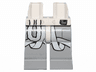 Hips and Light Bluish Gray Legs with SW White Flight Straps and Hose on Right Leg Pattern