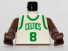 Torso NBA Boston Celtics #8 (White Jersey) Pattern / Brown NBA Arms