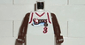 Torso NBA Philadelphia 76ers #3 (White Jersey) Pattern / Brown NBA Arms