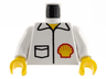 Torso Shell Logo on Jacket with Pocket Pattern / White Arms / Yellow Hands