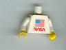 Torso NASA and Flag Pattern (Sticker) / White Arms / Yellow Hands