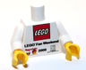 Torso LEGO Fan Weekend 2009 Pattern / White Arms / Yellow Hands