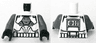 Torso SW Armor Clone Trooper Clone Gunner Pattern / Dark Bluish Gray Arms / Black Hands