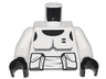 Torso SW Armor Scout Trooper Pattern (Dark Bluish Gray Accents) / White Arms / Black Hands