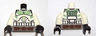 Torso SW Armor Clone Trooper with Sand Green Markings Pattern (Clone Wars) / White Arms / Black Hands