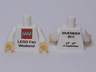 Torso LEGO Fan Weekend 2011 Pattern / White Arms / Yellow Hands