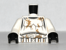 Torso SW Armor Stormtrooper, Detailed Armor, Dirt Stains Pattern / White Arms / Black Hands