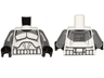 Torso SW Armor Clone Trooper with Dark Bluish Gray Markings Pattern / Dark Bluish Gray Arms / Black Hands