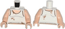 Torso Tank Top with Dark Tan Stains Pattern / Light Nougat Arms / Light Nougat Hands