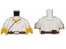 Torso SW Wrap-Around Tunic and Utility Belt on Front and Back Pattern / White Arms / Yellow Hands
