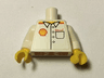 Torso Shirt with Shell Logo and 'V-Power' over Pocket Pattern (Sticker) / White Arms / Yellow Hands