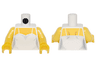 Torso Female Bodice with Thin Straps over Yellow Skin Pattern / Yellow Arms / Yellow Hands