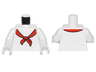Torso Red Scarf Pattern / White Arms / White Hands