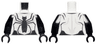 Torso Spider-Girl Black Spider Wraparound Pattern / Black Arms / Black Hands