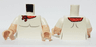 Torso T-Shirt with Red Neckerchief Pattern / Light Nougat Arms with Molded White Short Sleeves Pattern / Light Nougat Hands