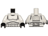 Torso SW Armor Stormtrooper, Simplified Armor with Shoulder Belts Pattern / White Arms / Black Hands