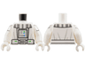 Torso SW Robe and Armor, Utility Belt, Silver Stripes, Chest Panel with Green and Blue Lights Pattern / White Arms with Armor Pattern / White Hands