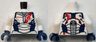 Torso Dark Blue Armor with Red Avengers Logo and Red Stripe on Front and Back Pattern (Iron Legion) / White Arms / Dark Blue Hands