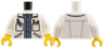 Torso Torso Lab Coat, Dark Bluish Gray Shirt, Pens in Pockets Pattern / White Arms / Yellow Hands