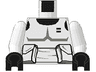 Torso SW Armor Scout Trooper Pattern (Dark Gray Accents) / White Arms / Black Hands