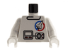 Torso Launch Command Logo, Gray Equipment Pattern / White Arms / White Hands