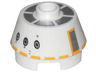 Cone 2 x 2 Truncated with SW R5-F7 Astromech Droid Pattern