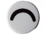 Tile, Round 1 x 1 with Black Eye Closed (Thin Curved Line) Pattern
