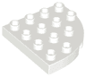 Duplo, Plate Round Corner 4 x 4