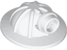 Minifigure, Headgear Helmet Mining with Head Lamp