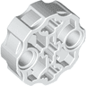 Technic, Axle Connector Block Round with 2 Pin Holes and 3 Axle Holes (Hero Factory Weapon Barrel)