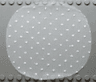 Minifigure, Bridal Veil, Cloth with Silver Dots Pattern