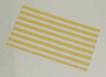 Duplo, Cloth Towel 5 x 9 cm with Yellow Stripes Pattern