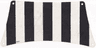Cloth Sail 30 x 15 Bottom with Black Thick Stripes Pattern