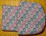 Duplo, Cloth Sleeping Bag with Pink and Blue Bunny Pattern